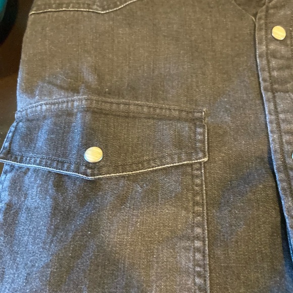 HOST PICK! NWT BANANA REPUBLIC - MEN- CORBEL DENIM WESTERN SHIRT - XXL. - Picture 11 of 12